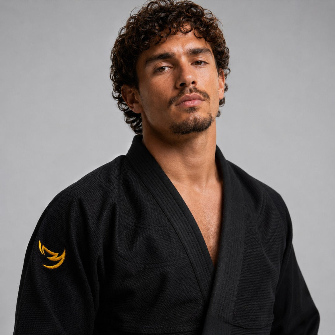 Black/Yellow Fumetsu Ghost V-Lite BJJ Gi