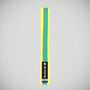 Yellow/Green Bytomic 100% Cotton Coloured Stripe Martial Arts Belt