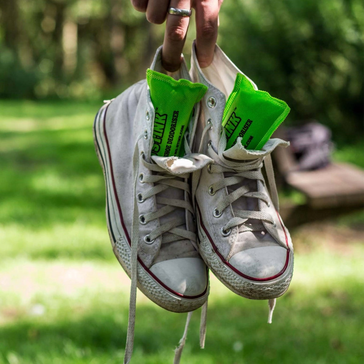 Green No Stink Sports Shoe Deodouriser