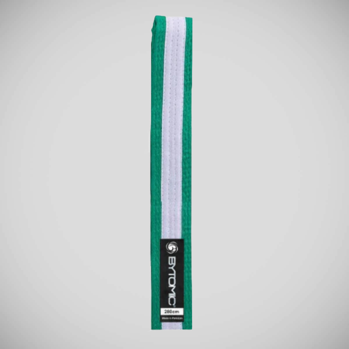 Green/White Bytomic White Stripe Martial Arts Belt
