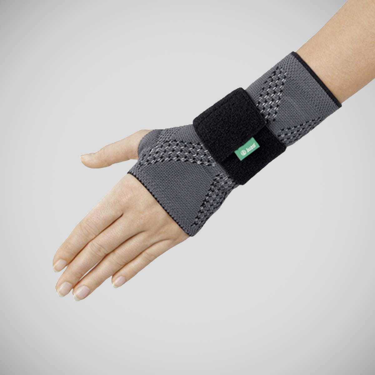 Grey Juzo Flex Manu Xtra Wrist Support