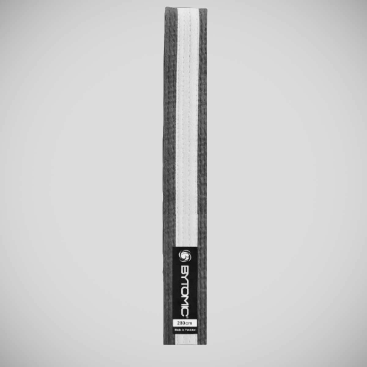 Grey/White Bytomic White Stripe Martial Arts Belt