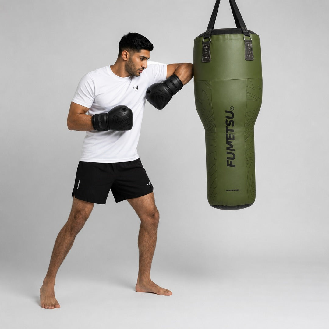 Fumetsu Icon Angle Punch Bag Khaki Photoshoot 3