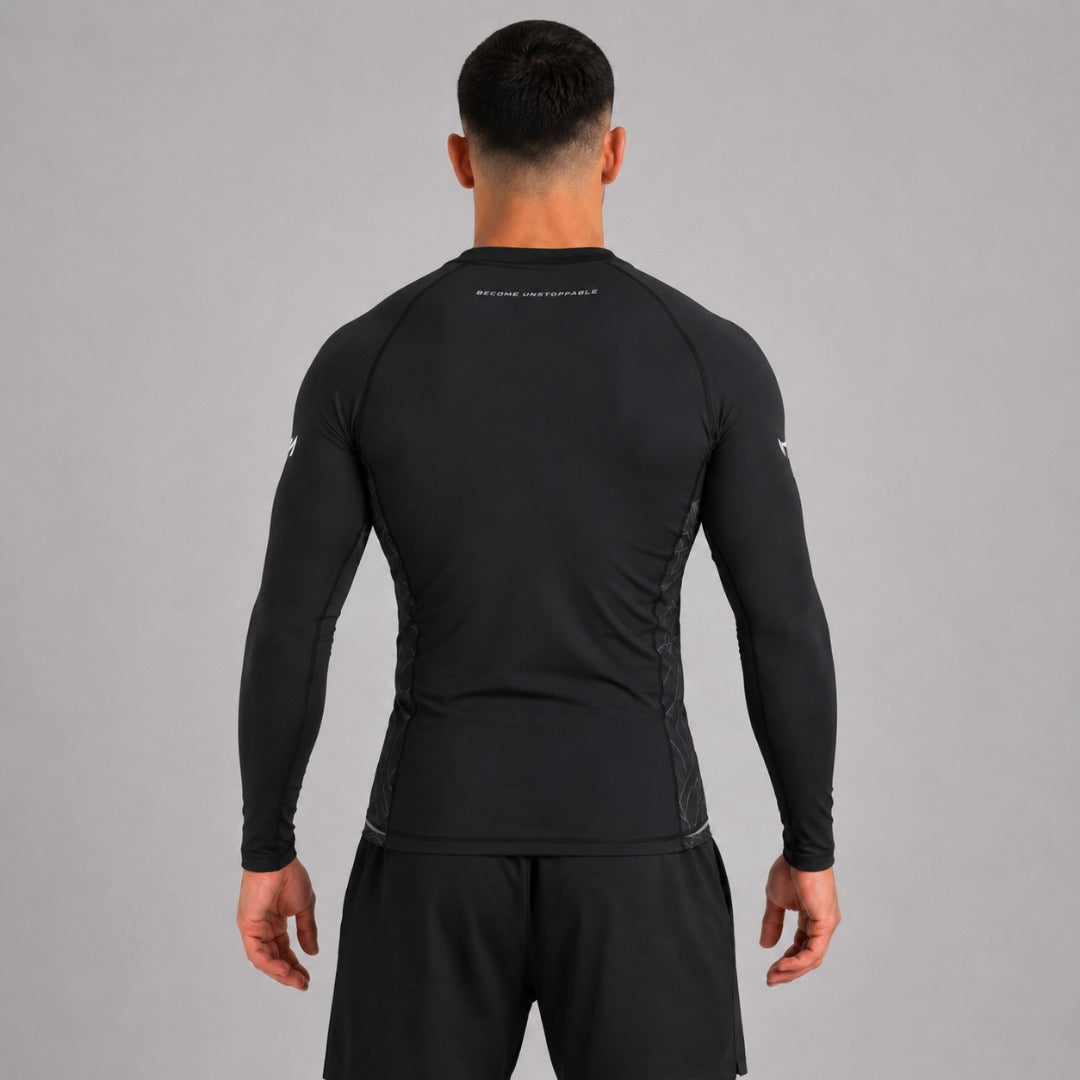 Fumetsu Icon Long Sleeve Rash Guard Black