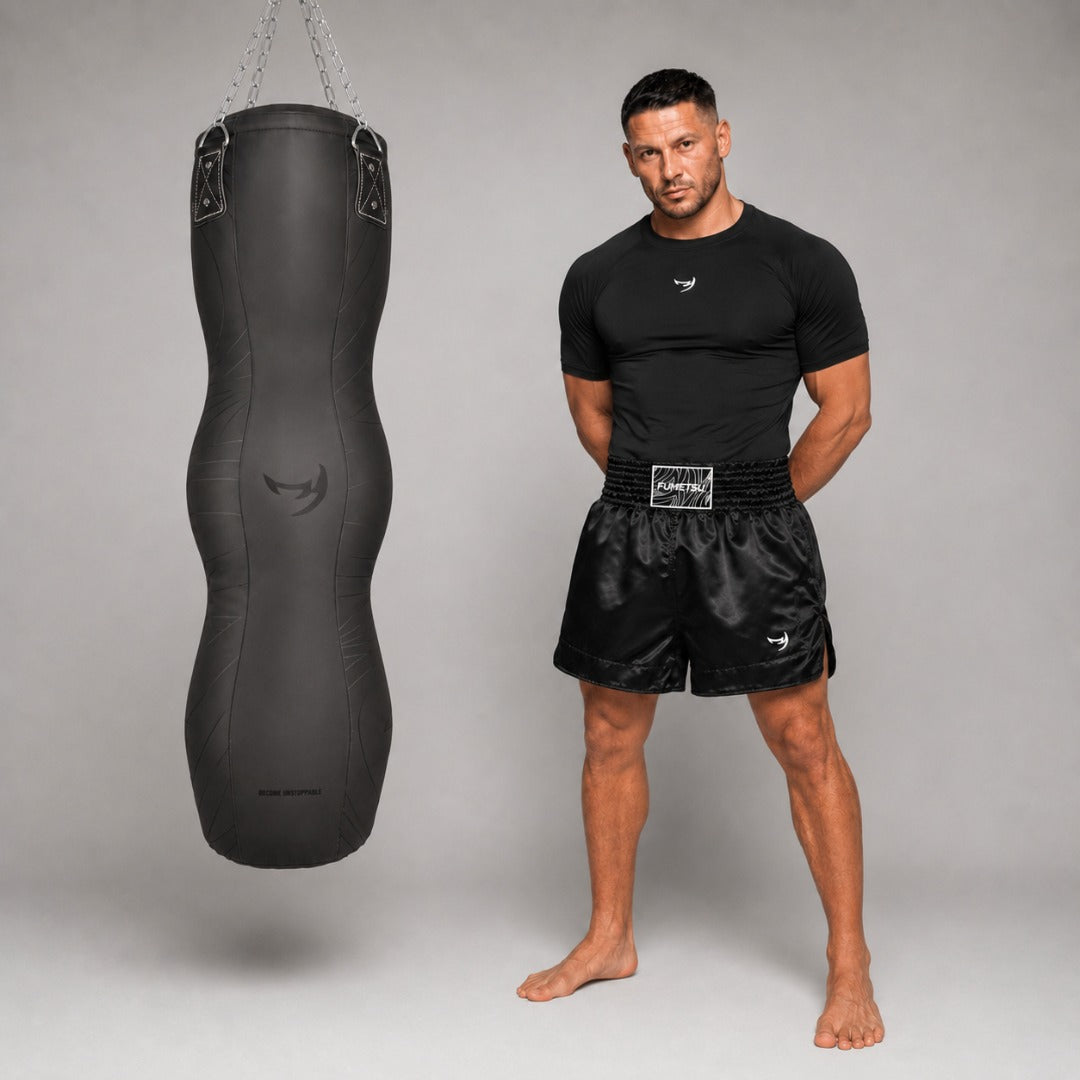 Fumetsu Icon Peanut Punch Bag Black/Black Photoshoot 4