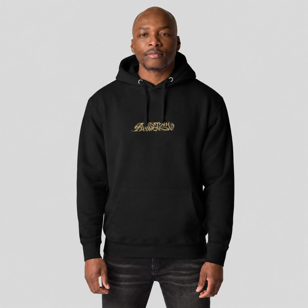 Fumetsu Ikigai Hoodie Black/Gold
