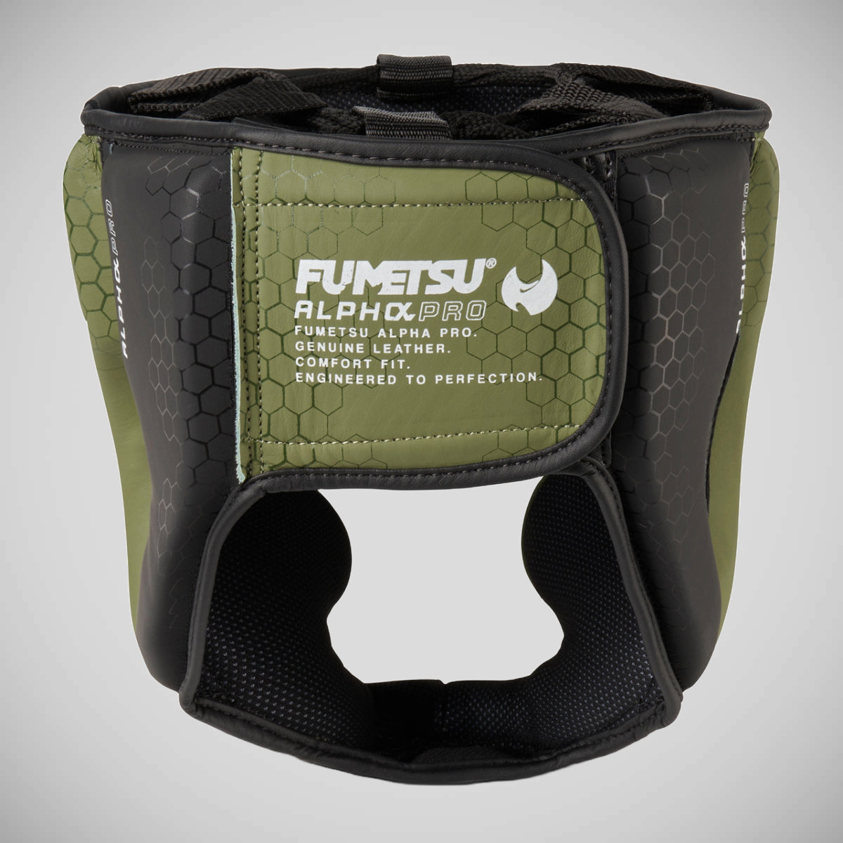 Olive Green/Black Fumetsu Alpha Pro Head Guard