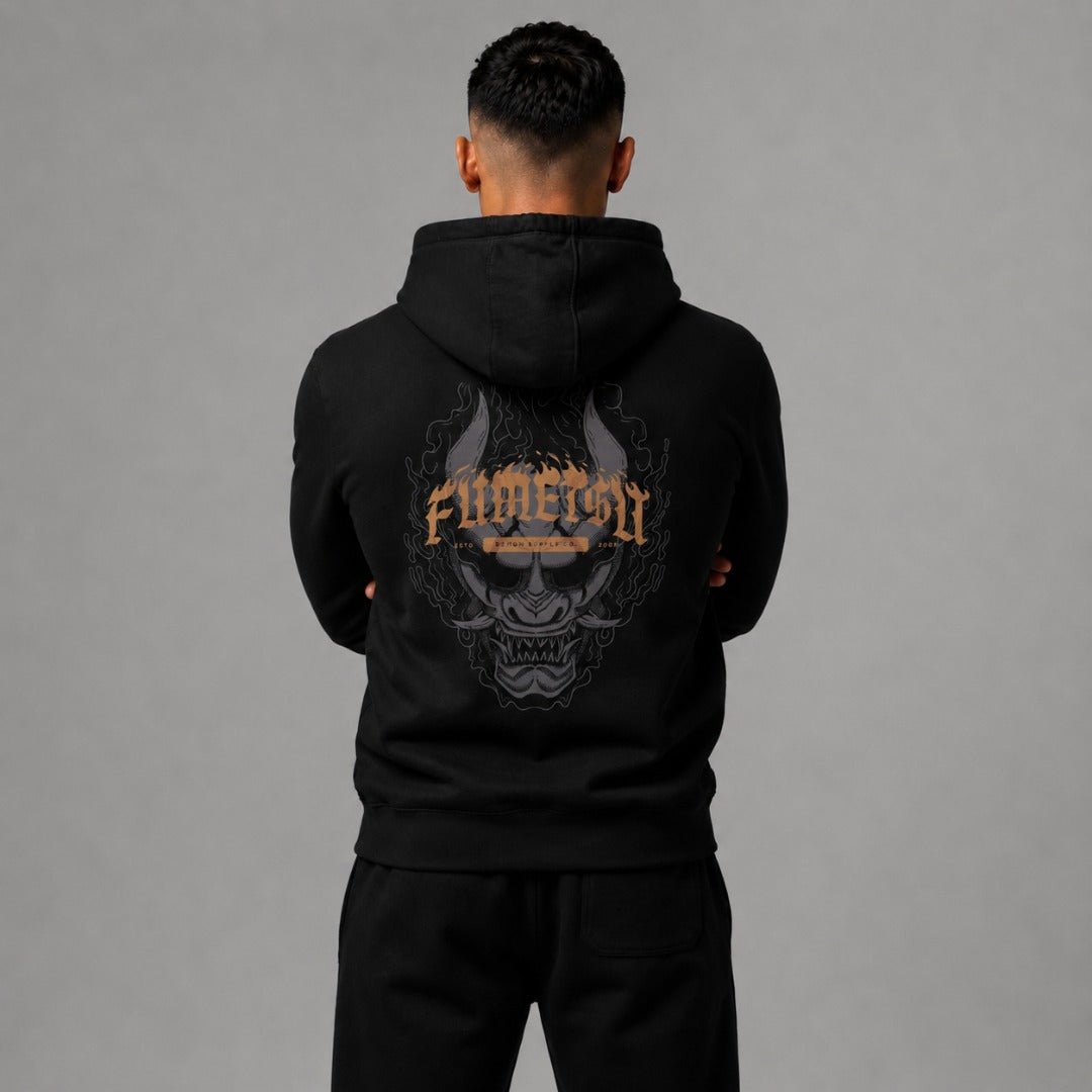 Fumetsu Oni Demon Hoodie Black