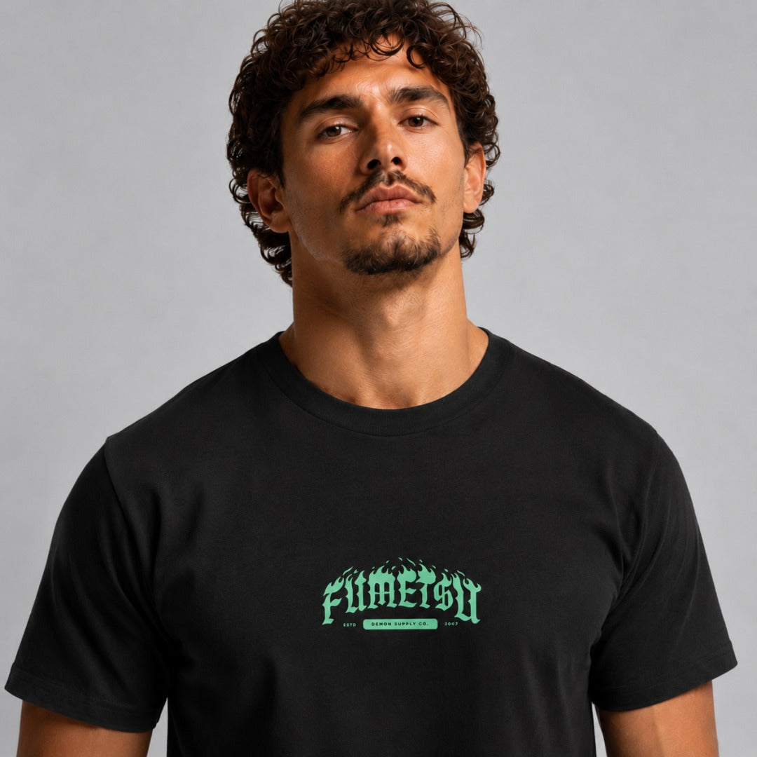 Fumetsu Oni Demon T-Shirt Black/Blue