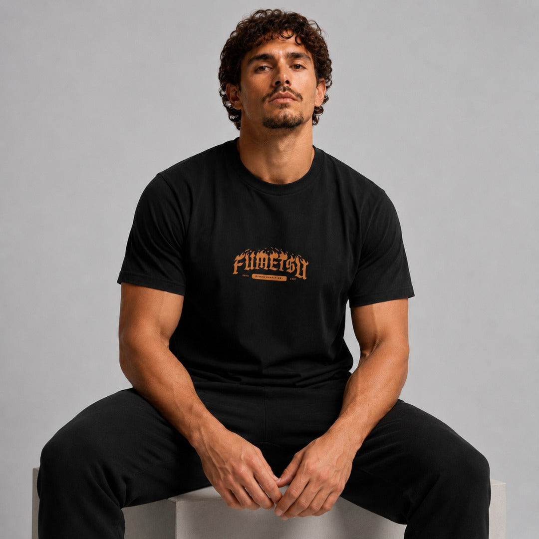 Fumetsu Oni Demon T-Shirt Black Lifestyle 3