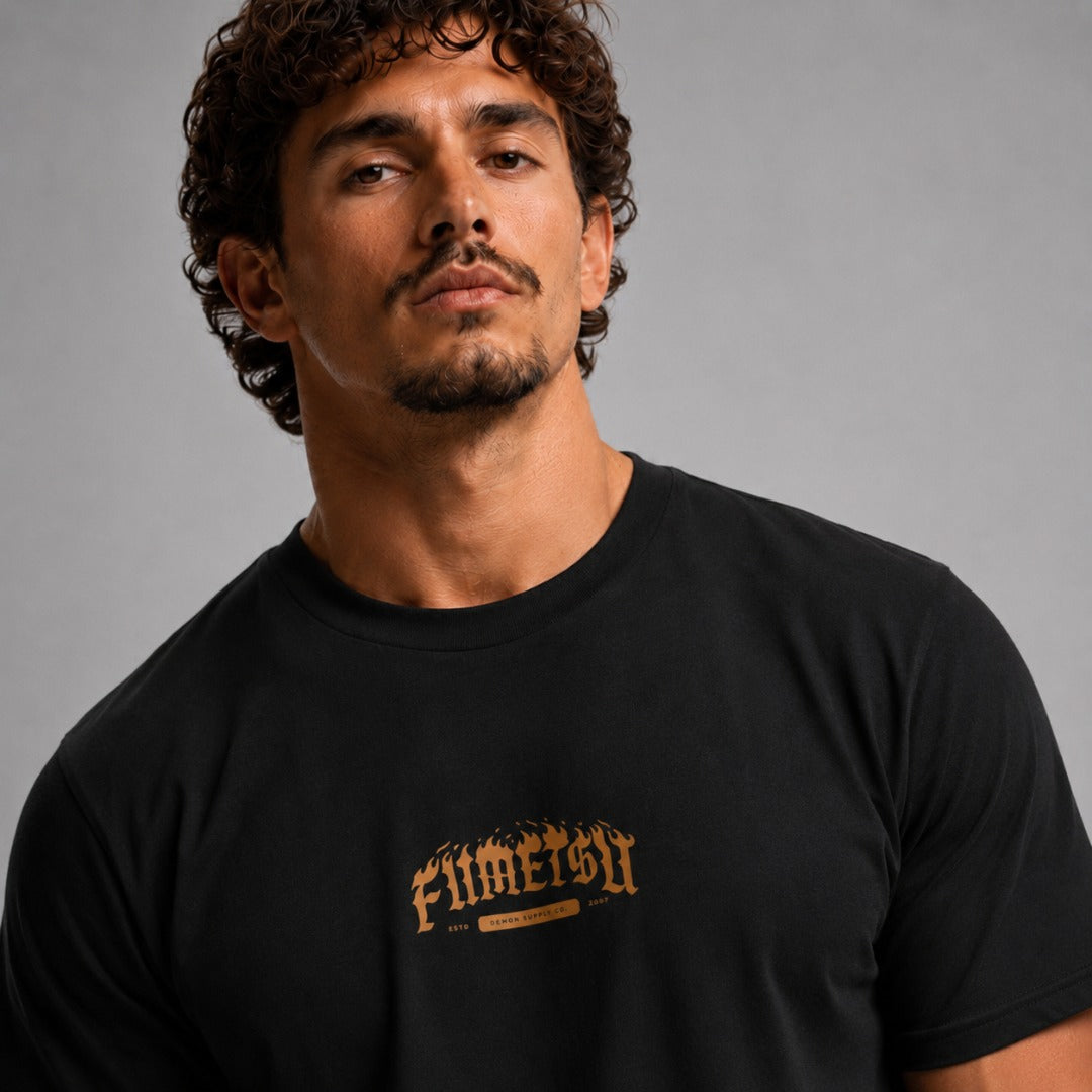 Fumetsu Oni Demon T-Shirt Black Lifestyle 4