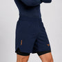 Navy Fumetsu Origins Dual Layer Shorts