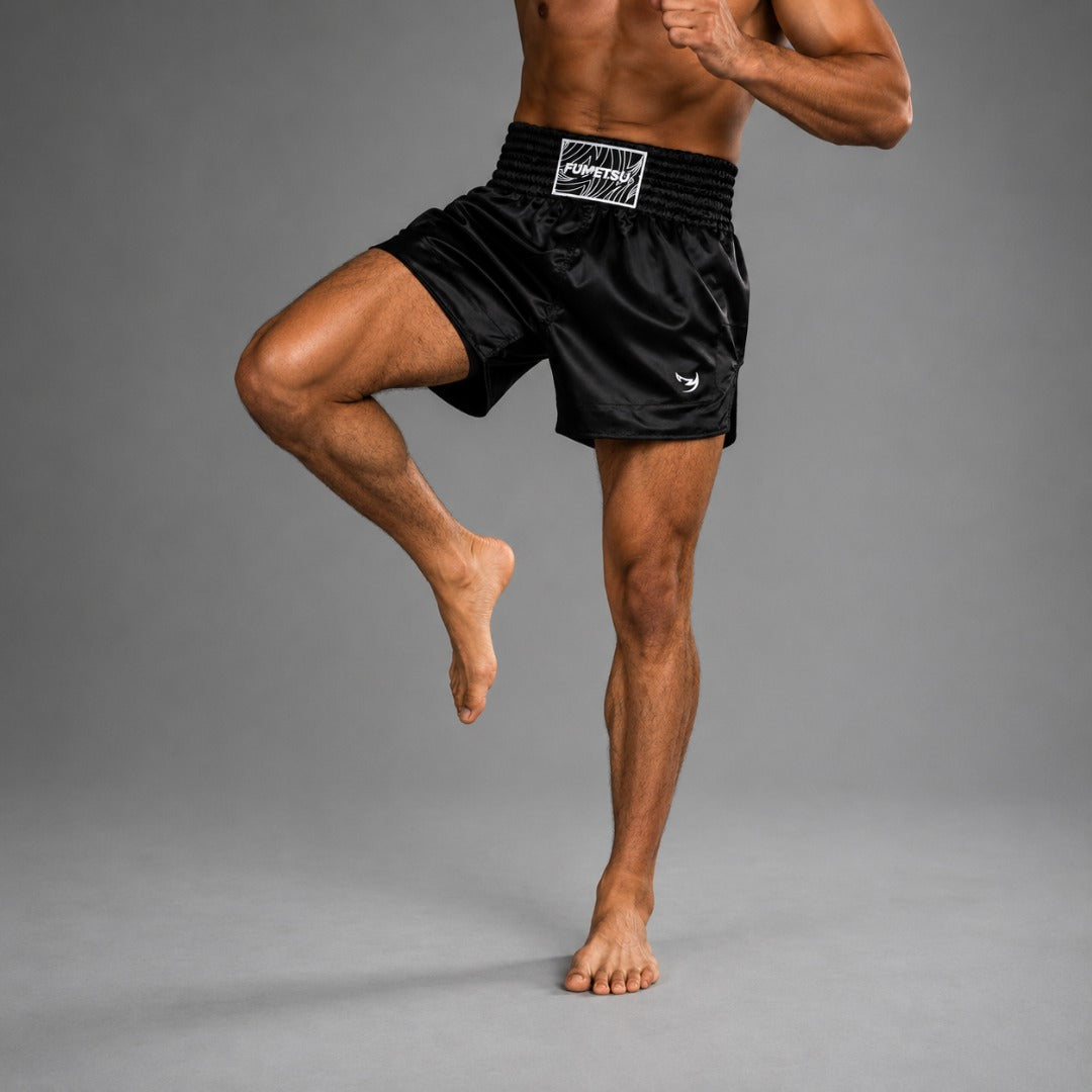 Black Fumetsu Origins Muay Thai Shorts