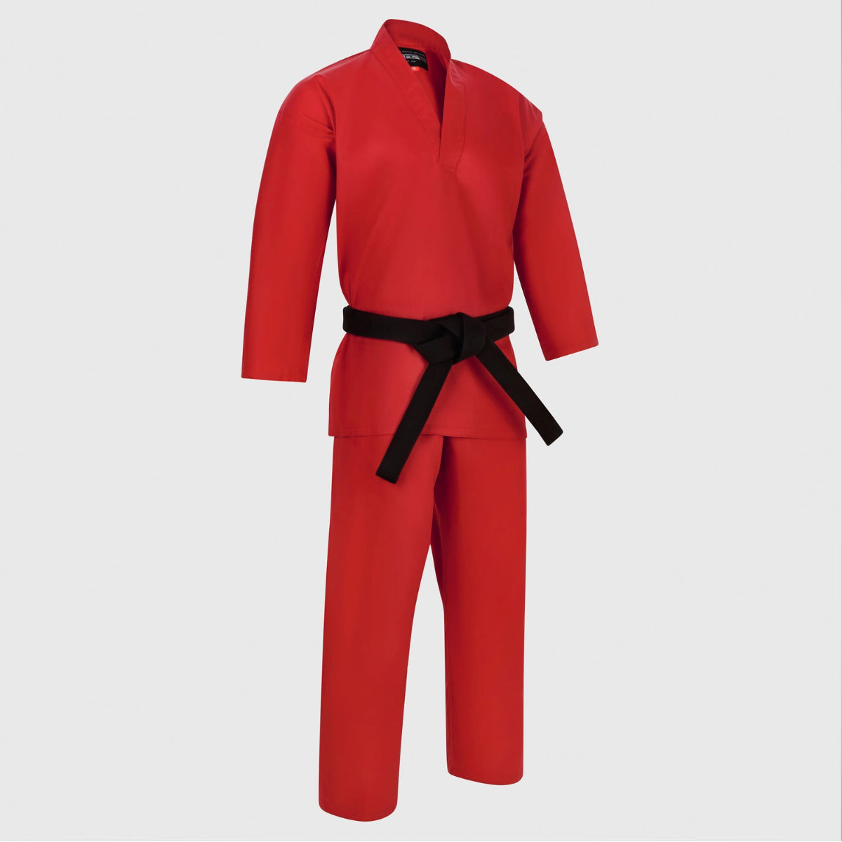 Red Bytomic Red Label V-Neck Adult Martial Arts Uniform
