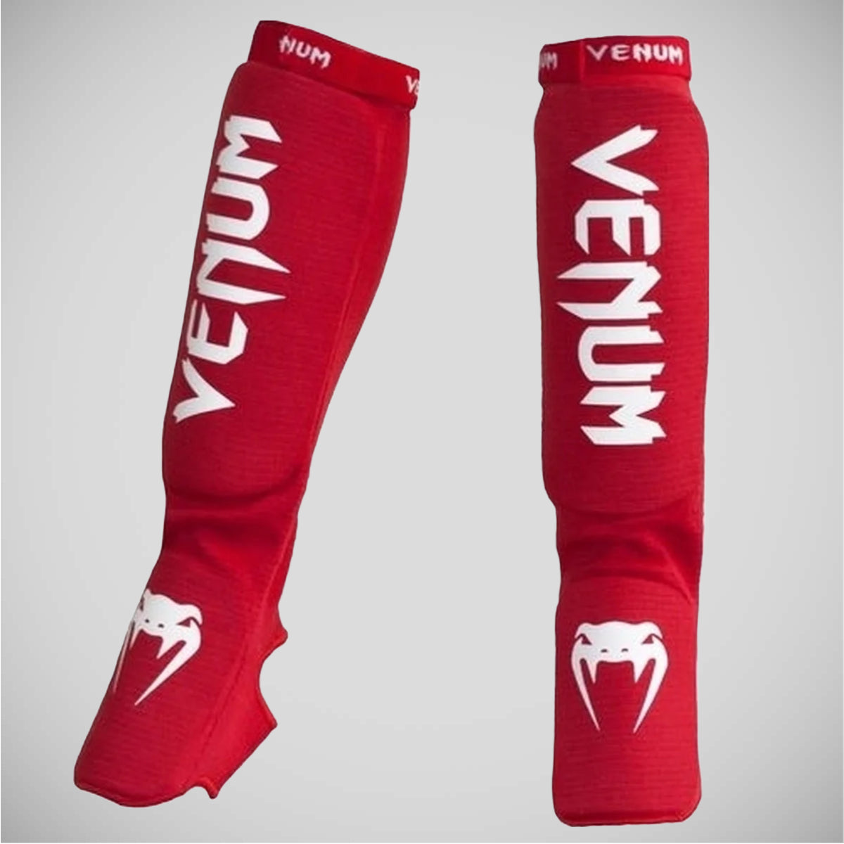 Venum Kontact Shin Instep Guards Red OLD