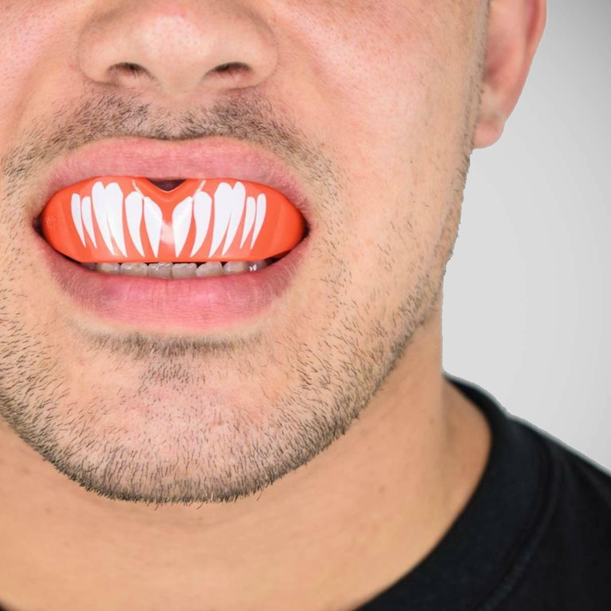 Red/White SafeJawz Extro Viper Mouth Guard
