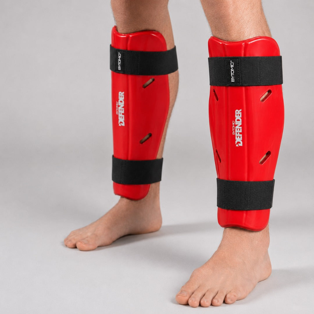 Red Bytomic Defender Shin Guard