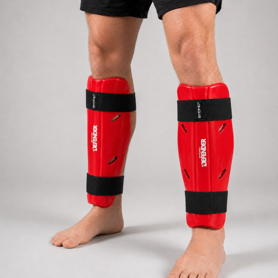 Red Bytomic Defender Shin Guard