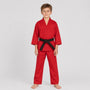 Red Bytomic Red Label V-Neck Kids Martial Arts Uniform