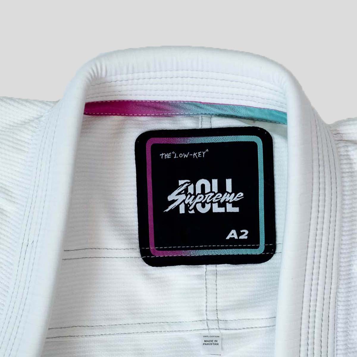 Roll Supreme The Low Key BJJ Gi White