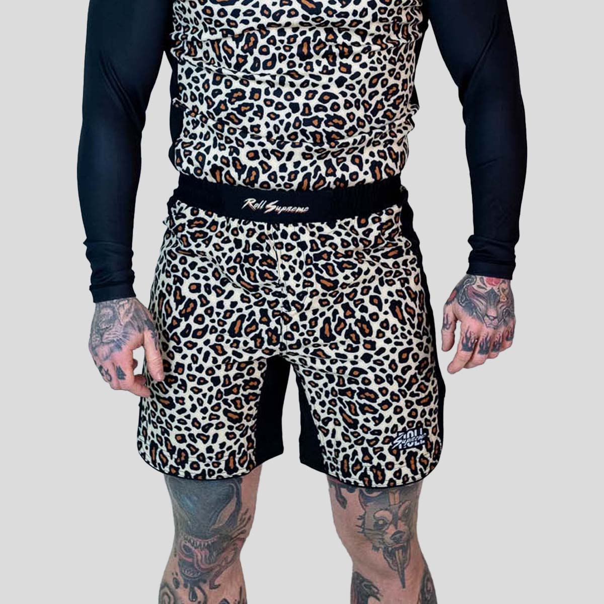 Roll Supreme The Butcher Fight Shorts Yellow/Brown