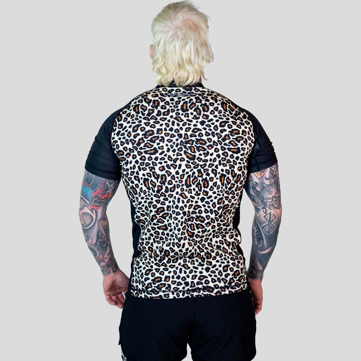 Roll Supreme The Butcher Short Sleeve Rash Guard Yellow/Brown