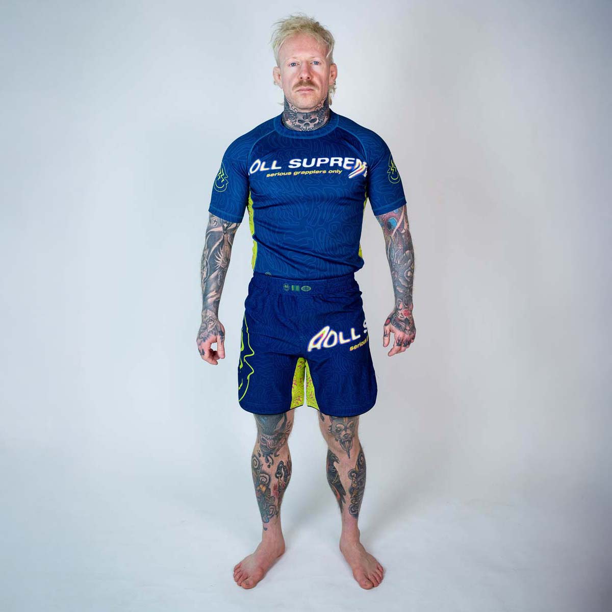 Roll Supreme The Rave Nuclear Candy Trip Short Sleeve Rash Guard