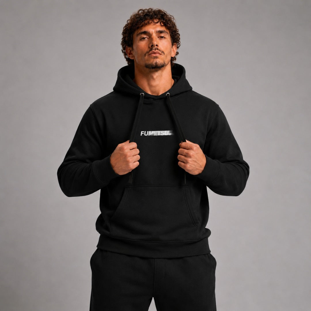 Fumetsu Signature Blur Hoodie Black