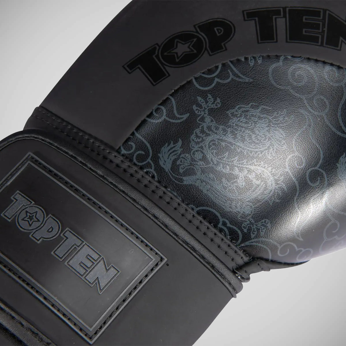 Top Ten Dragon Boxing Gloves Black/Black