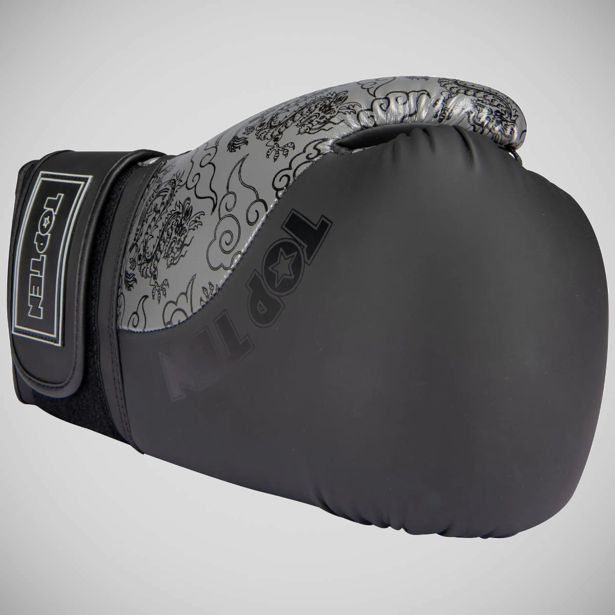 Top Ten Dragon Boxing Gloves Black/Grey