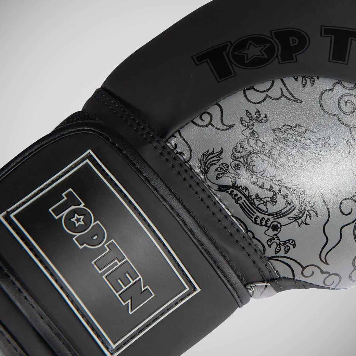 Top Ten Dragon Boxing Gloves Black/Grey