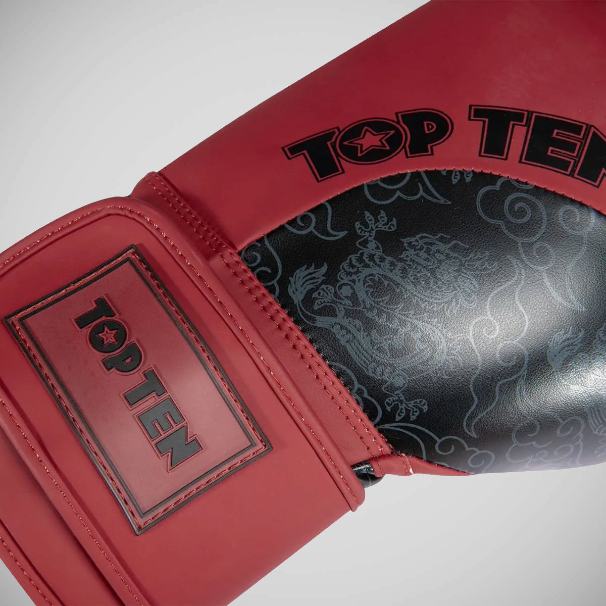 Top Ten Dragon Boxing Gloves Red/Black