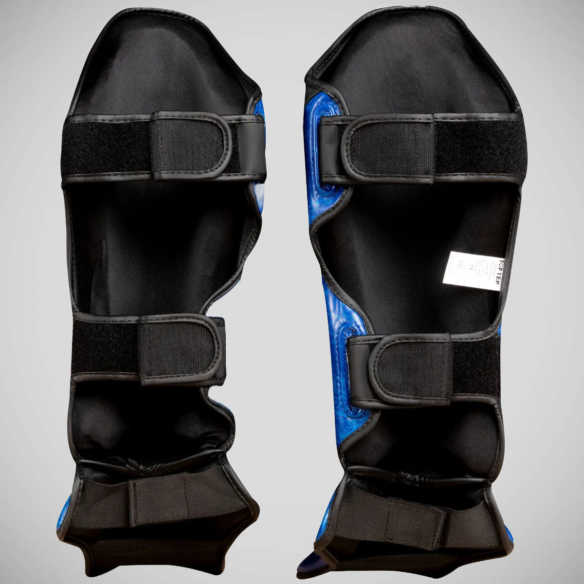 Top Ten Dragon Shin and Instep Guard Black/Blue