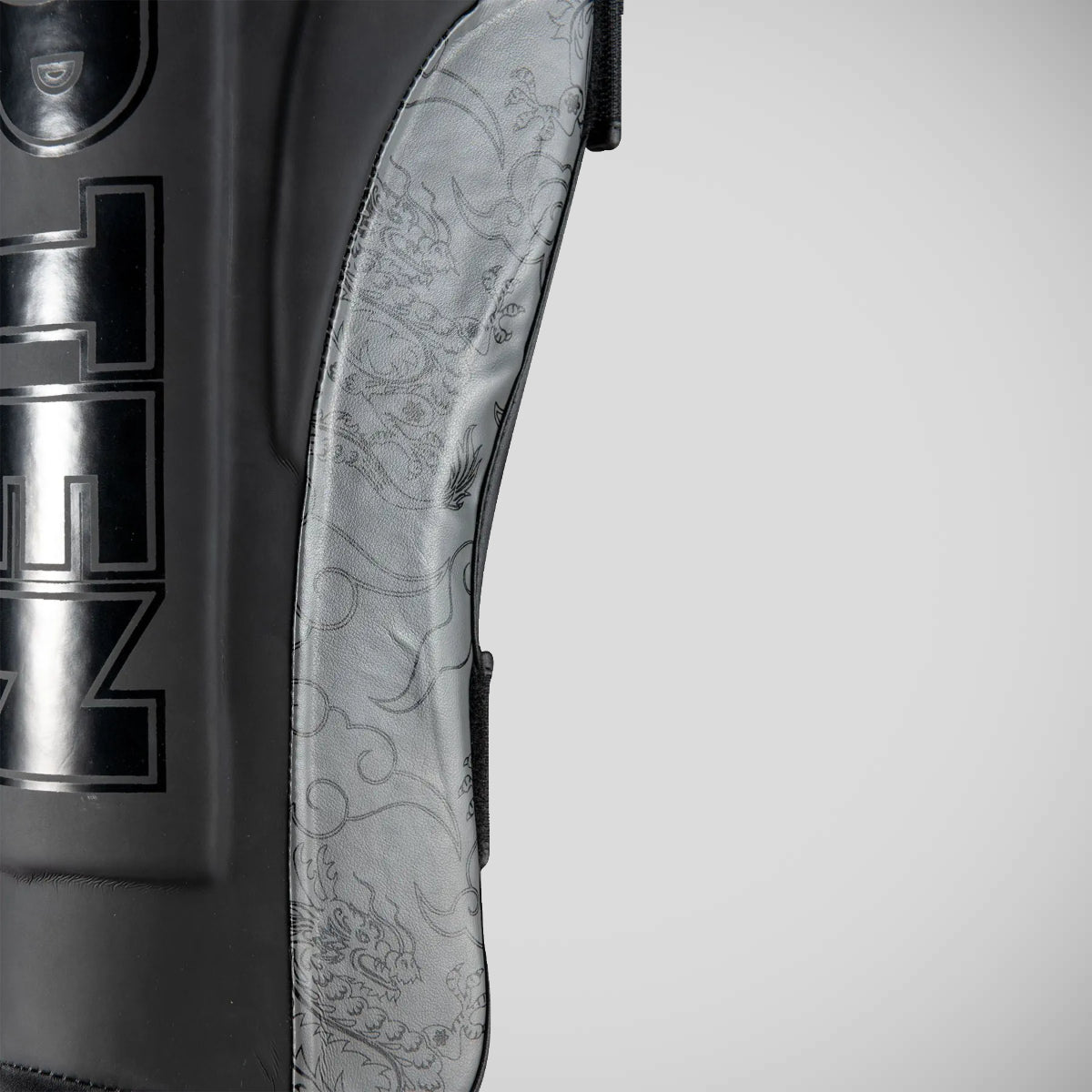 Top Ten Dragon Shin and Instep Guard Black/Grey