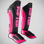 Top Ten Dragon Shin and Instep Guard Black/Pink