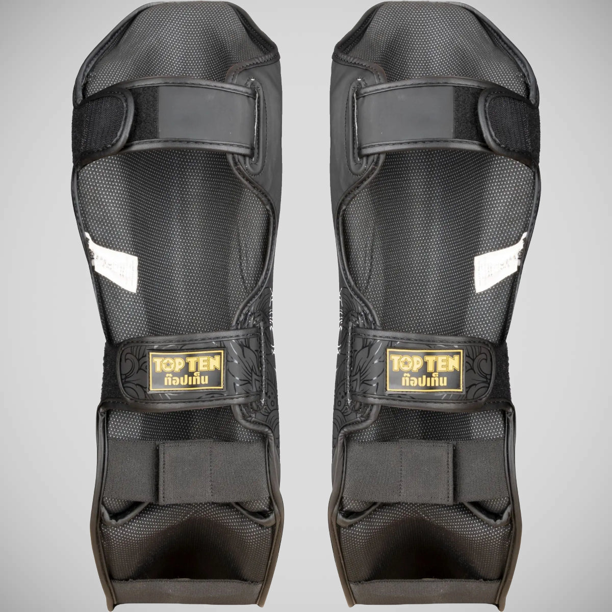 Top Ten Nong Han Shin Instep Guards Black/Gold