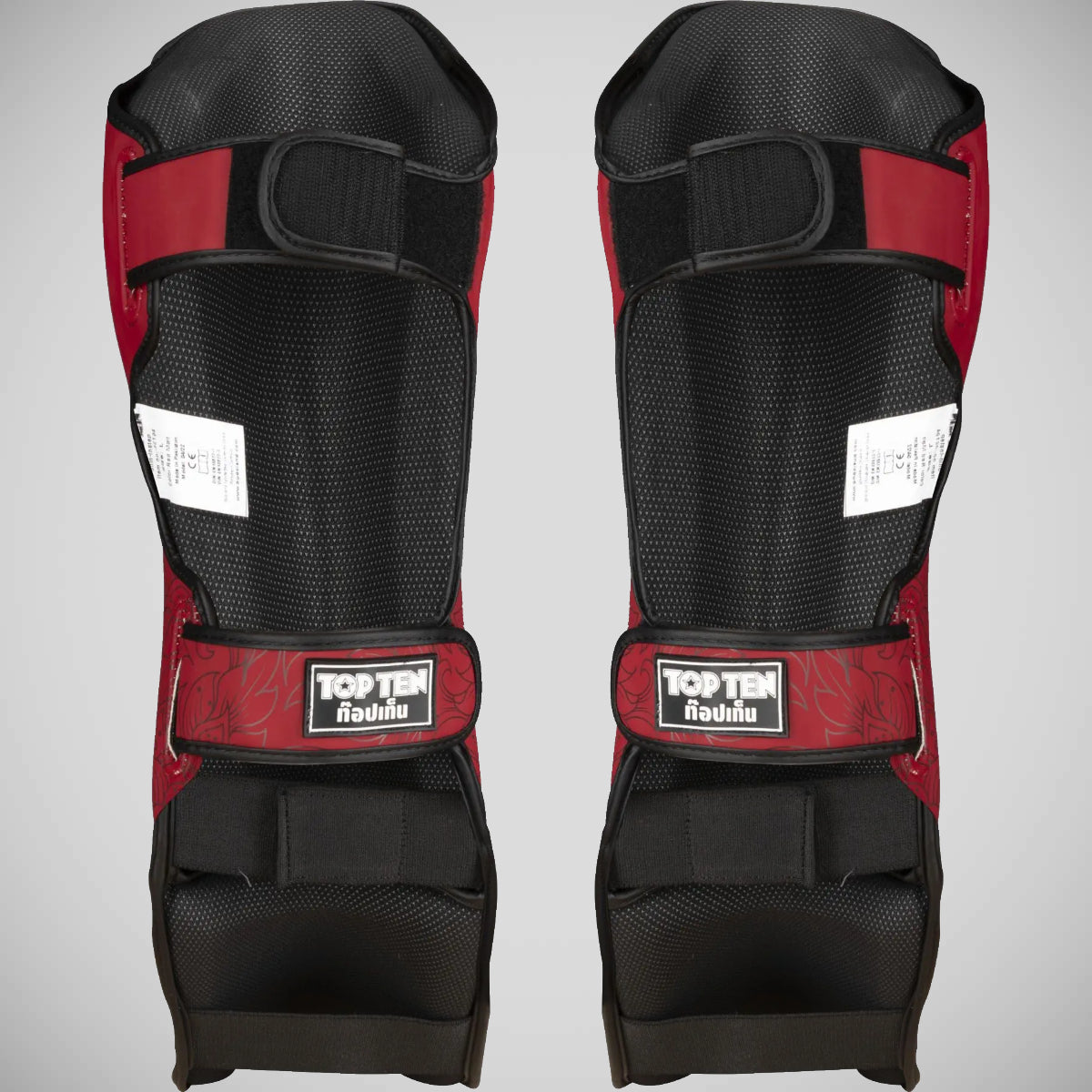 Top Ten Nong Han Shin Instep Guards Red