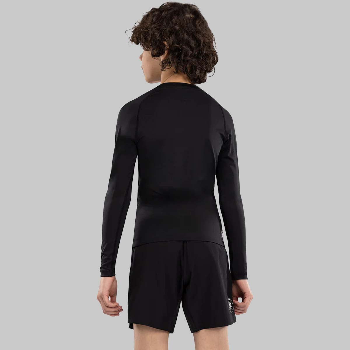 Venum Contender Kids Long Sleeve Rash Guard Black