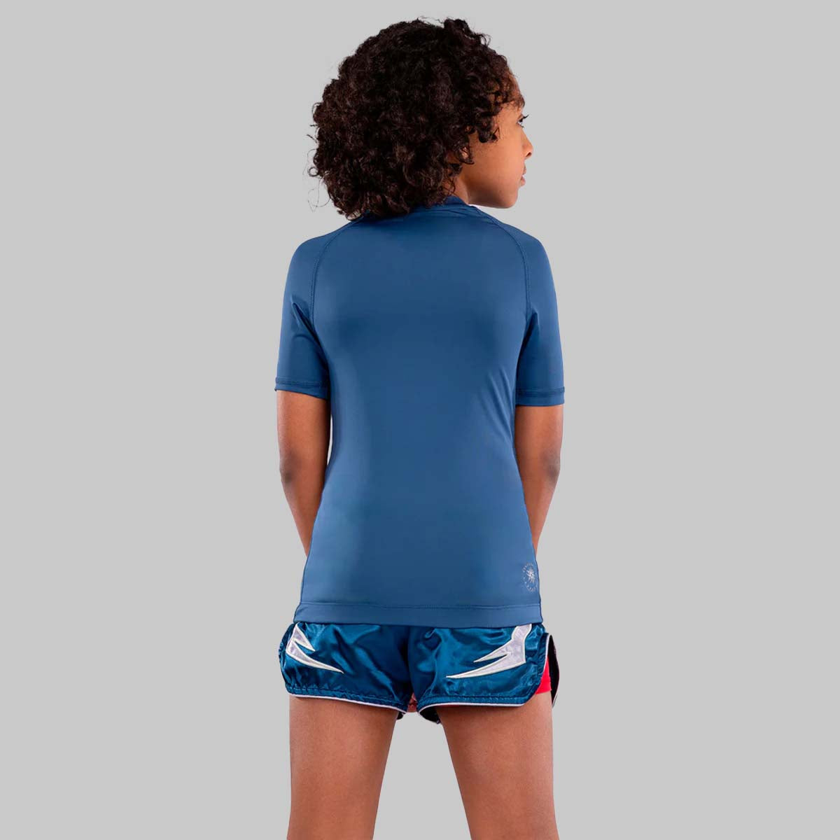 Venum Contender Kids Short Sleeve Rash Guard Royal Blue