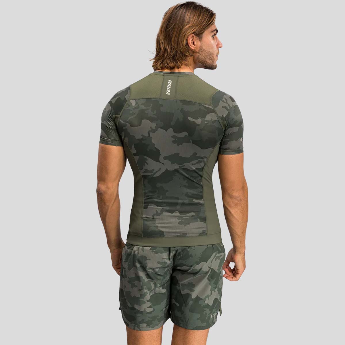 Venum G-Fit Air Short Sleeve Rash Guard Army Camo