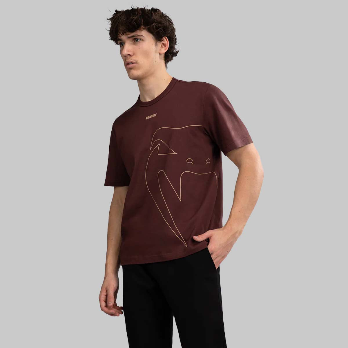 Venum Giant Connect T-Shirt Chocolate Brown