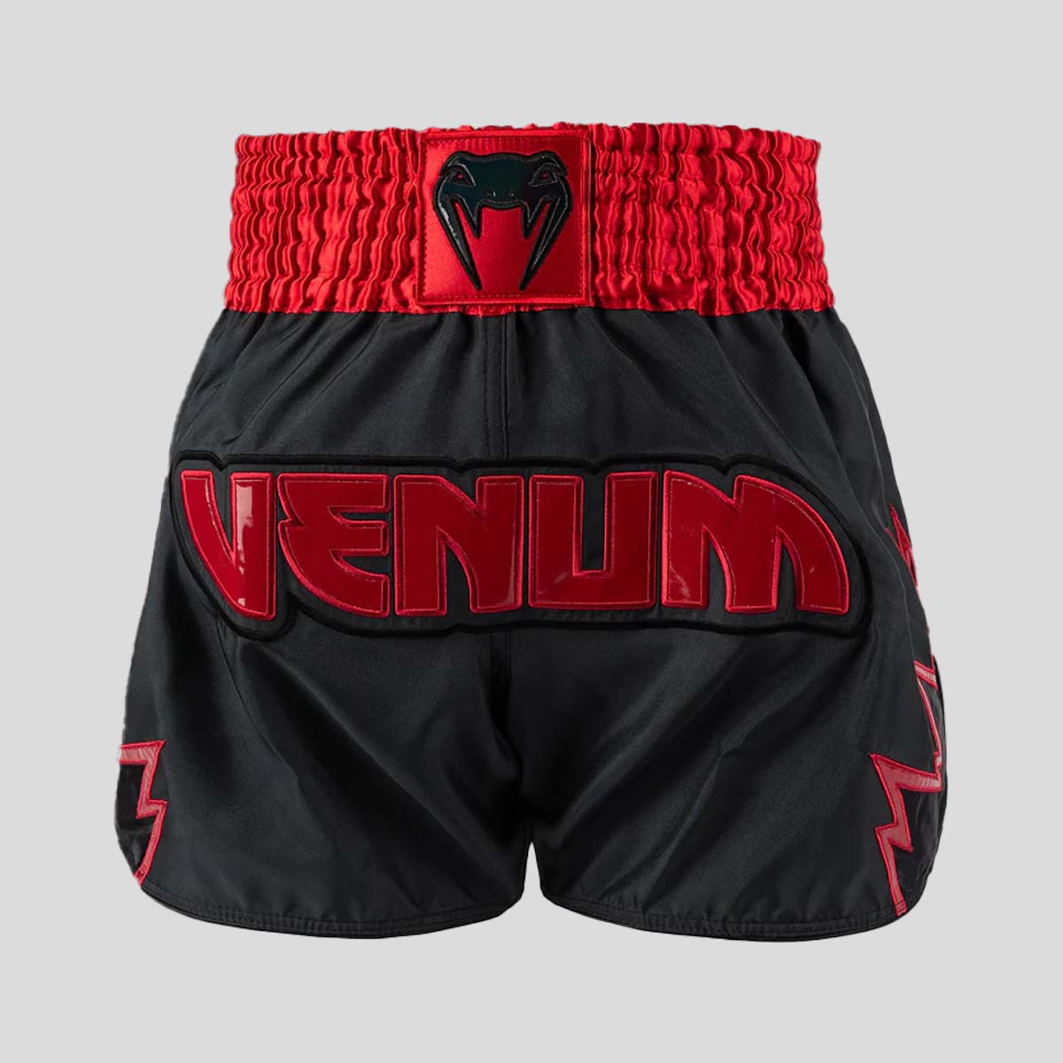 Venum Inferno Muay Thai Shorts Charcoal/Grey/Red