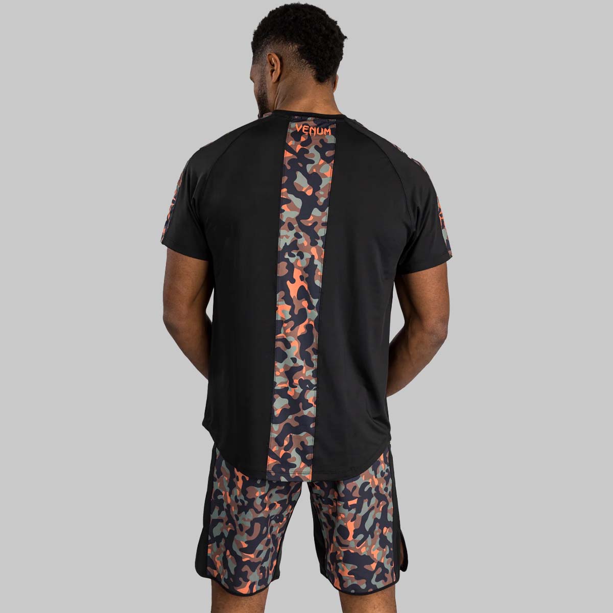 Venum Jungle Ops Dry Tech T-Shirt Black/Khaki Camo
