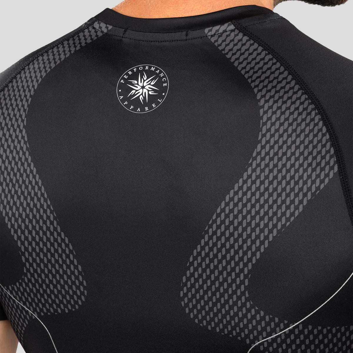 Venum Nexus Short Sleeve Rash Guard Black/Silver