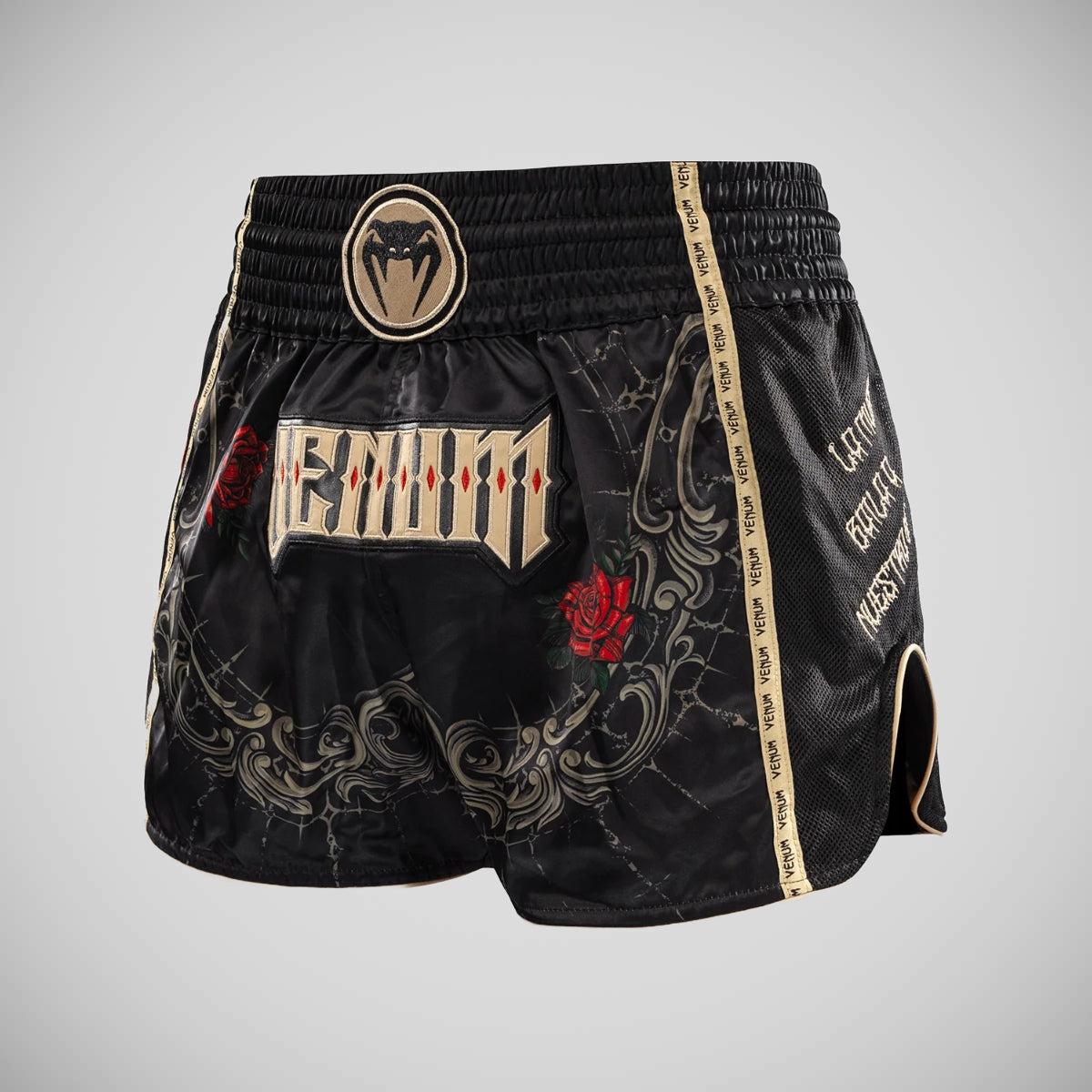 Venum Santa Muerte 5.0 Muay Thai Shorts Black/Gold