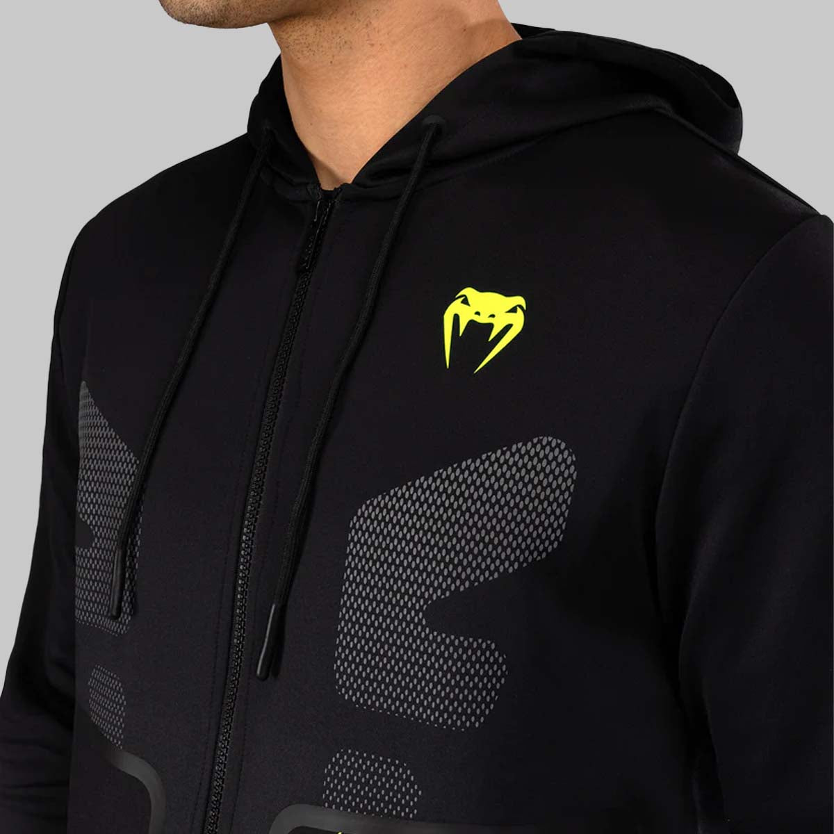 Venum Training Camp 4.0 Hoodie Black/ Neo Green