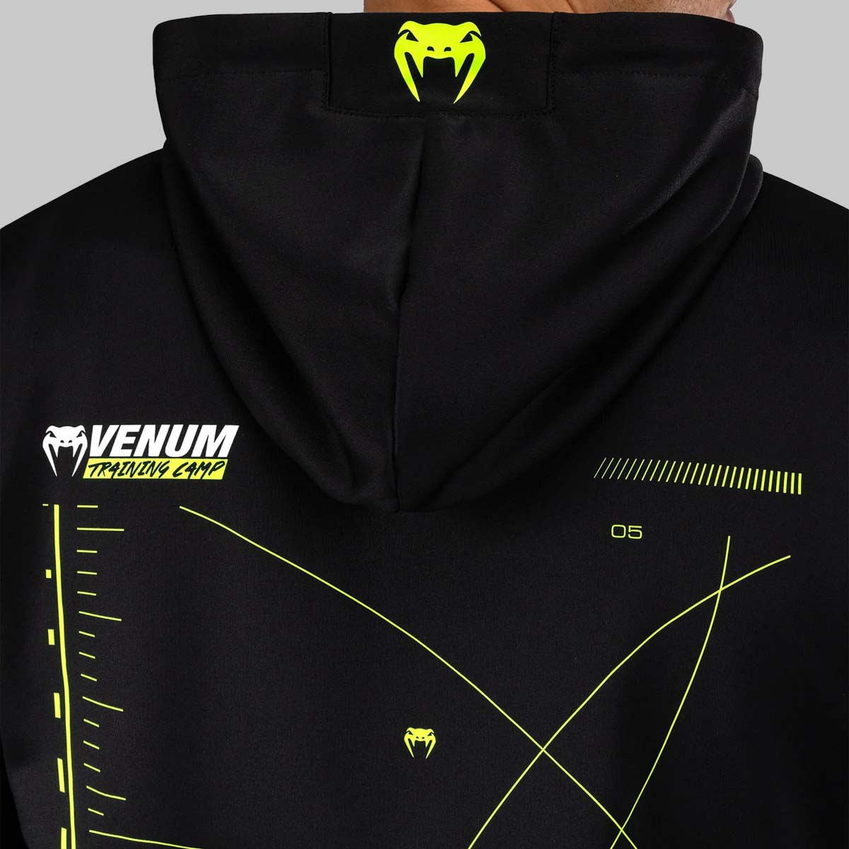 Venum Training Camp 4.0 Hoodie Black/ Neo Green