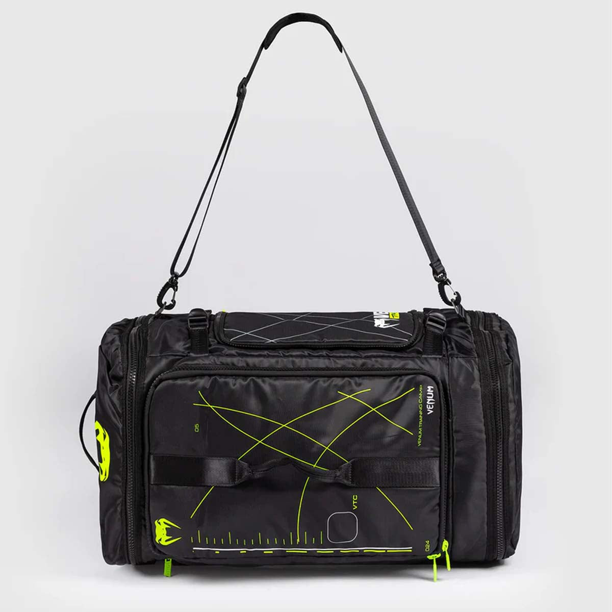 Venum Training Camp 4.0 Sports Bag Black/Neo Green
