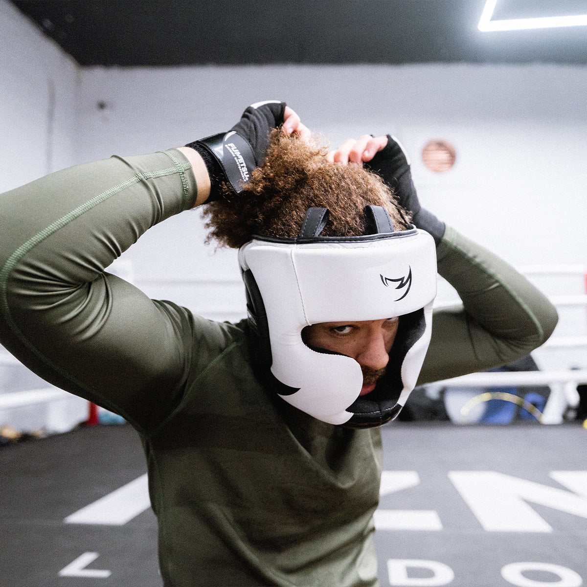 White/Black/Grey Fumetsu Ghost S3 Head Guard