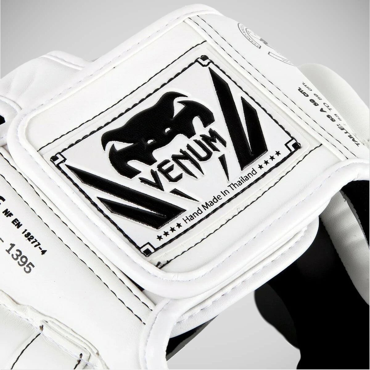 White/Black Venum Elite Head Guard